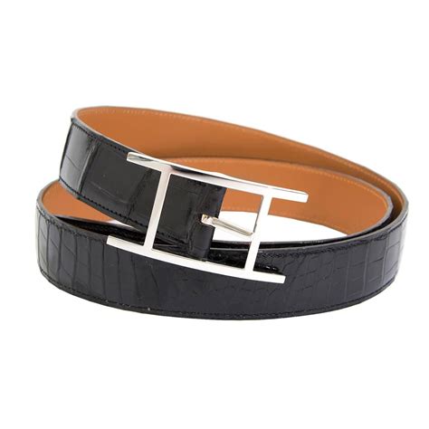 hermes crocodile belt for sale.